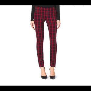 Michael by Michael Kors Plaid Skinny Pants